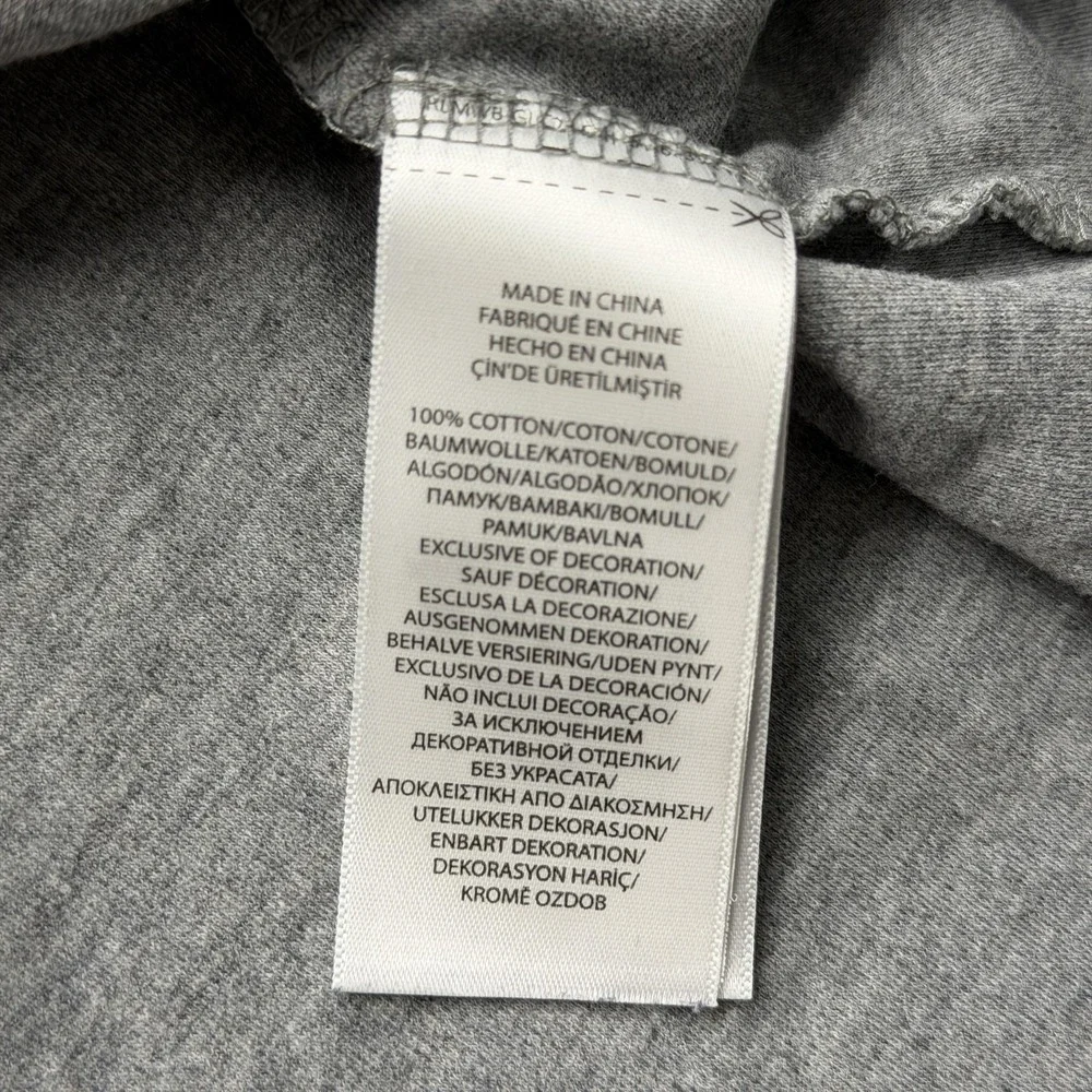 Polo Ralph Lauren Polo Shirt Mens Medium Gray 100% Cotton Pony Logo Short Sleeve